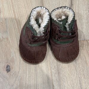 UGG Brown and Green Kids Boots